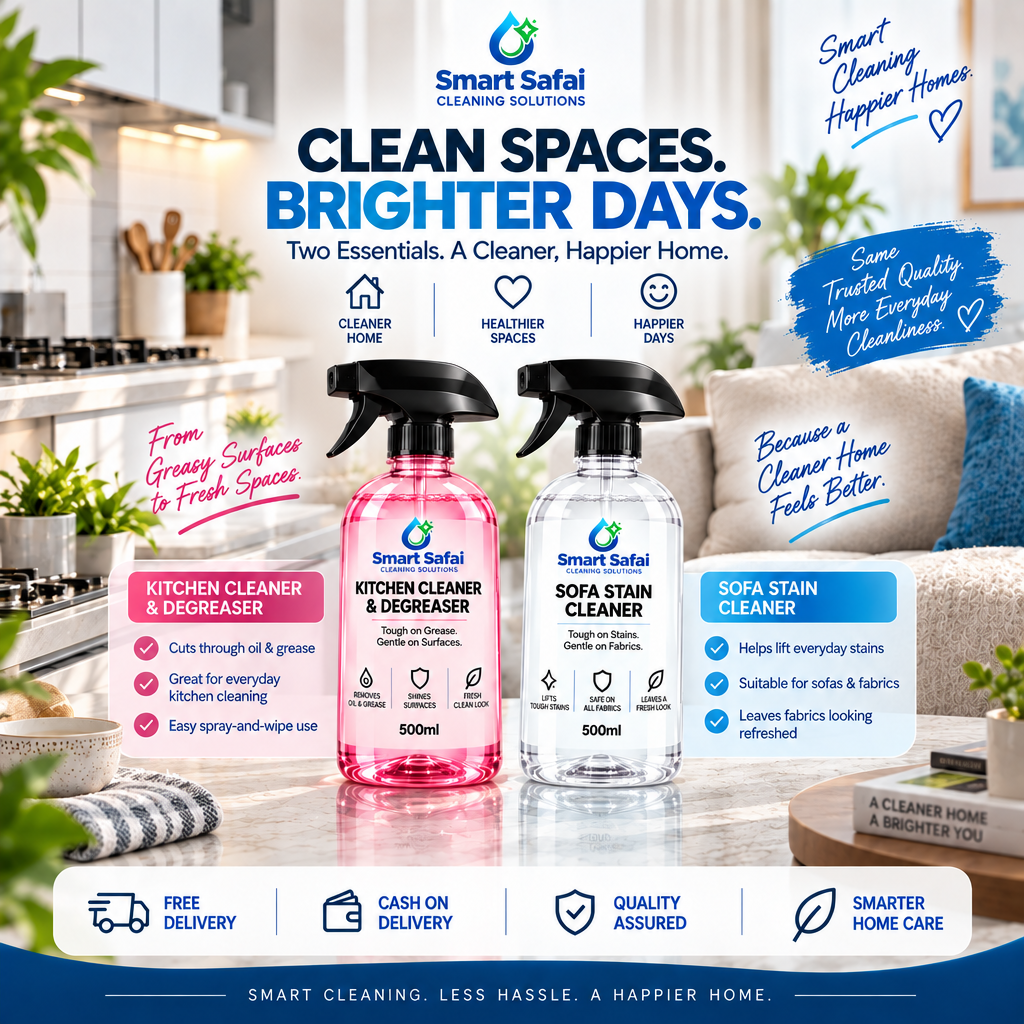 Smart Home Cleaning Duo – Kitchen & Sofa Care
