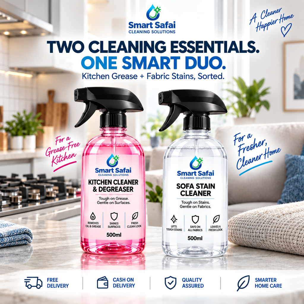 Smart Home Cleaning Duo – Kitchen & Sofa Care