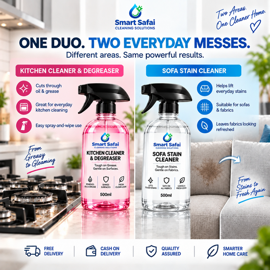 Smart Home Cleaning Duo – Kitchen & Sofa Care