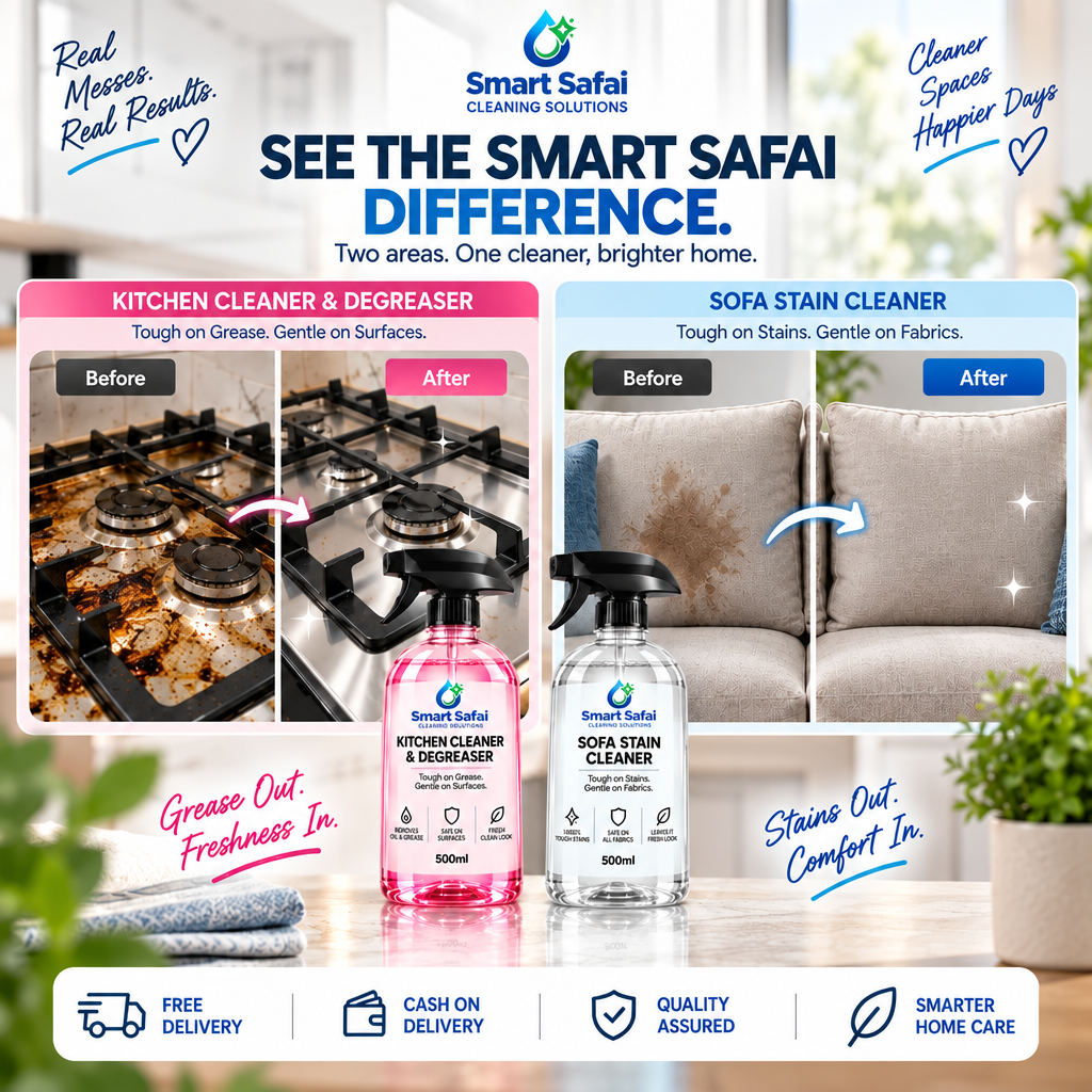 Smart Home Cleaning Duo – Kitchen & Sofa Care